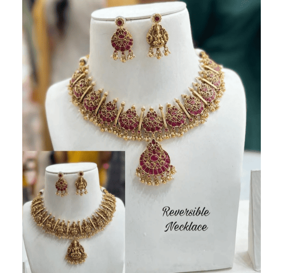 Manufacturer, Exporter, Importer, Supplier, Wholesaler, Retailer, Trader of Artificial Reversible Necklace in New Delhi, Delhi, India.